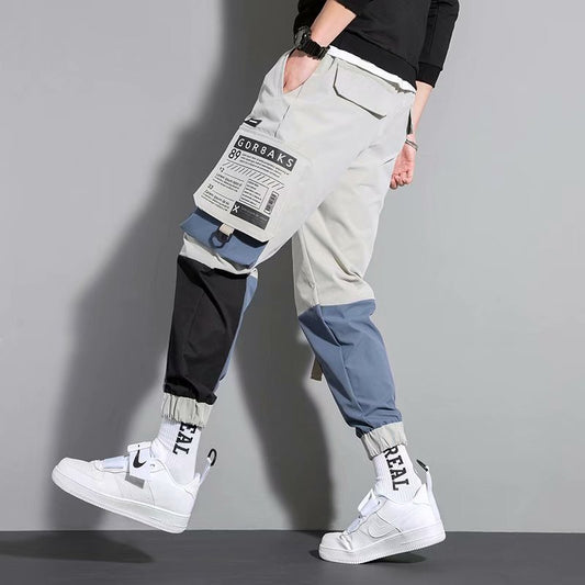 Men's Loose Functional Workwear All-match Casual Trousers