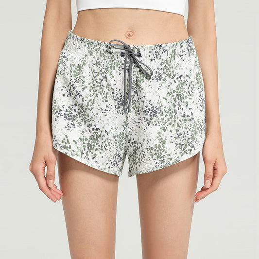Floral Sports Shorts For Women