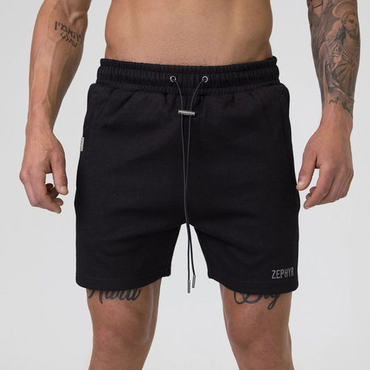 Heavy Terry American Style Trend Casual Shorts Men