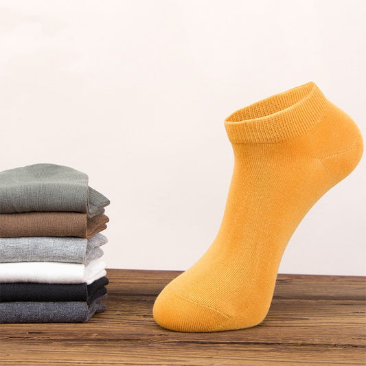 Socks Men's Spring And Autumn Socks Antibacterial Deodorant And Sweat-absorbing