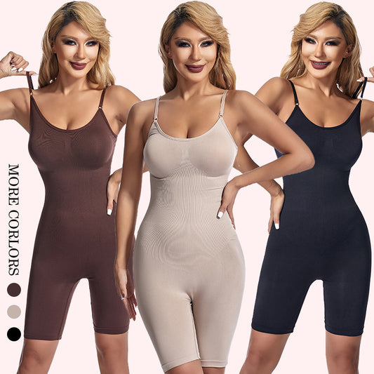 Body Shaping Female Breasts Support Push Up One-piece Girdle